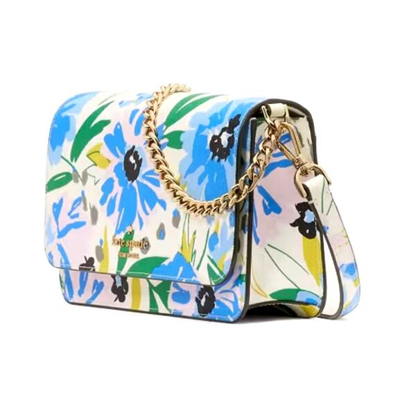 Kate Spade Madison Floral Willow Mini Crossbody Cream Multi - Picture 4 of 5